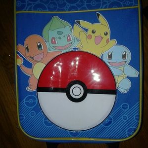 Kids pokemon luggage bag